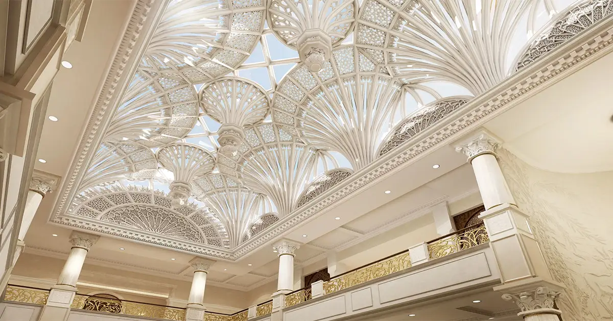 Decorative Dome Structure for Palace