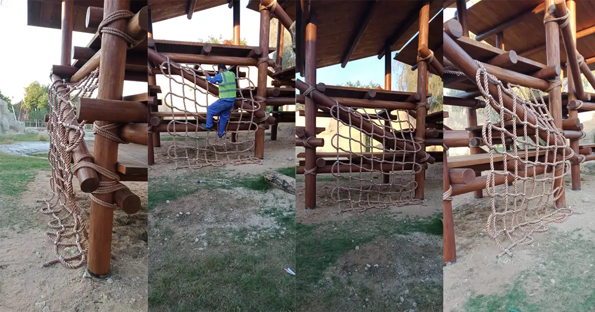 Gorilla Play Structure at Al Ain Zoo